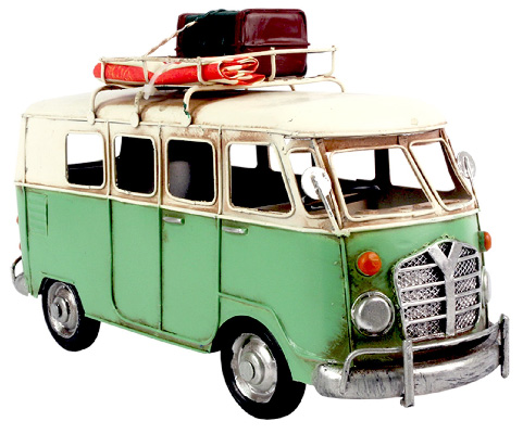 Repro Green Camper Van